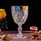 Набор для напитков из стекла «Круиз», 7 предметов: кувшин 1,1 л, 6 бокалов 300 мл, цвет перламутровый - фото 4354618