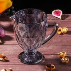 Набор для напитков из стекла «Круиз», 7 предметов: кувшин 1,1 л, 6 бокалов 300 мл, цвет серый - Фото 3