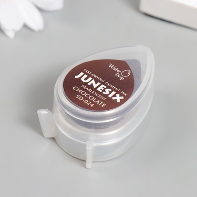 Штемпельная подушка жемчужная «Шоколад», быстросохнущие, 4.8×3.5 см