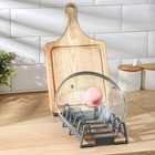 Подставка для крышек и досок разделочных BARONESS «Лари», 29×14×6 см, пластик, МИКС - Фото 1