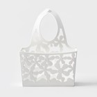 Подставка для губки «Гармония», 13×18×6 см, цвет белый - Фото 2