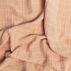 Полотенце уголок муслиновое Крошка Я, 75х75 см, цвет пудровый, 100% хлопок, 3-сл, 180 гр/м2 - фото 22588765