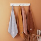 Полотенце муслиновое LoveLife, 50*90 см, корица, 100% хл, 3-сл, 180 гр/м2 - фото 22588815