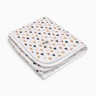 Полотенце детское "Сердечки" 50*90см,100% хл, муслин 105 гр/м2, махра 300гр/м2 - фото 25271196