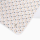 Полотенце детское "Сердечки" 50*90см,100% хл, муслин 105 гр/м2, махра 300гр/м2 - фото 25271198