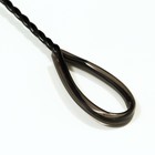 Сачок аквариумный 15 см, черный - Фото 3