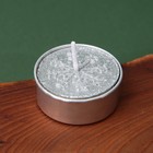 Новогодняя свеча чайная «Северное сияние», без аромата, 4 х 4 х 1,5 см. - Фото 3