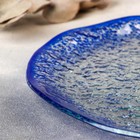 Тарелка стеклянная подстановочная Magistro «Голубой бриллиант», d=30,5 см - Фото 4
