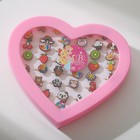 Кольцо детское «Выбражулька» пластилиновый мир, форма МИКС, цветное, безразмерное (комплект 36 шт) - фото 21639910