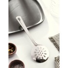 Шумовка из нержавеющей стали Доляна «Виктория», h=24 см, цвет серебряный 7649007