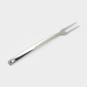 Вилка для мяса Доляна Everyday, h=37×3 см, толщина 3 мм, нержавеющая сталь, серебристая 7649040