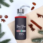 Бутылка для воды в чехле новогодняя New Year, 350 мл - Фото 2