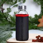 Бутылка для воды в чехле новогодняя New Year, 350 мл - Фото 3