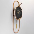 Часы настенные интерьерные «Олень», серия: Маятник, бесшумные, плавный ход, 69×30 см, d=26 см, от батареек 2хАА - Фото 2