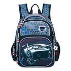 Рюкзак каркасный 35 х 28 х 15 см, Across 178, наполнение: мешок, пенал, синий ACR22-178-1 - фото 21640309