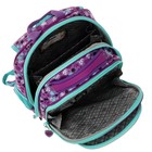 Рюкзак каркасный 35 х 28 х 15 см, Across, наполнение: мешок, пенал, брелок, фиолетовый - Фото 7