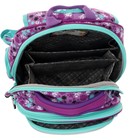 Рюкзак каркасный 35 х 28 х 15 см, Across, наполнение: мешок, пенал, брелок, фиолетовый - Фото 8