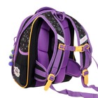 Рюкзак каркасный 35 х 28 х 15 см, Across, наполнение: мешок, пенал, брелок, фиолетовый - Фото 2