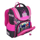 Ранец школьный Стандарт, раскладной, 35×22×12 см, Across 191, наполнение: мешок, розовый ACR=22-191-8 - Фото 4