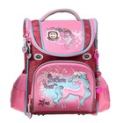 Ранец школьный Стандарт, раскладной, 36×29×17 см, Across 191, наполнение: мешок, розовый ACR22-191-10 - Фото 3