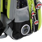 Рюкзак каркасный 36 х 29 х 17 см, Across 192, наполнение: мешок, серый/зелёный ACR22-192-5 - фото 21640521