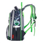 Рюкзак каркасный 36 х 28 х 11 см, Across 198, наполнение: мешок, серый/зеленый ACR22-198-1 - фото 21640612