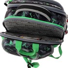 Рюкзак каркасный 36 х 28 х 11 см, Across 198, наполнение: мешок, серый/зеленый ACR22-198-1 - фото 21640619