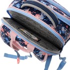 Рюкзак каркасный 36 х 28 х 11 см, Across 198, наполнение: мешок, синий/розовый ACR22-198-4 - фото 21640656