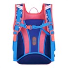 Рюкзак каркасный 36 х 28 х 11 см, Across 198, наполнение: мешок, синий/розовый ACR22-198-4 - фото 21640648