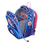 Рюкзак каркасный 36 х 28 х 11 см, Across 198, наполнение: мешок, синий/розовый ACR22-198-4 - фото 21640650