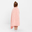 Полотенце детское Крошка Я «Зайчик», 70х140 см, цвет розовый, 100% полиэстер, 360г/м2 - Фото 2