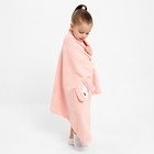 Полотенце детское Крошка Я «Зайчик», 70х140 см, цвет розовый, 100% полиэстер, 360г/м2 - Фото 3