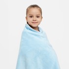 Полотенце детское Крошка Я «Зайчик», 70х140 см, цвет голубой, 100% полиэстер, 360г/м2 - Фото 3