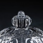 Сахарница стеклянная «Ева», 200 мл, 9×11 см, с крышкой - фото 4528585