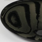 Тарелка стеклянная подстановочная «Звёздная ночь», d=32 см, цвет чёрный - фото 53370924