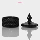 Икорница Доляна «Малифисента», 130 мл, 8.5×10 см, стекло, чёрная - Фото 11