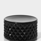 Икорница Доляна «Малифисента», 130 мл, 8.5×10 см, стекло, чёрная - Фото 15