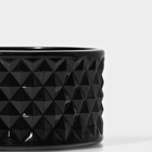 Икорница Доляна «Малифисента», 130 мл, 8.5×10 см, стекло, чёрная - Фото 5