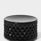 Икорница Доляна «Малифисента», 130 мл, 8.5×10 см, стекло, чёрная - Фото 6