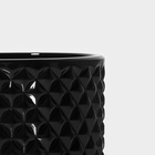 Сахарница Доляна «Малифисента», 280 мл, 8.5×14 см, стекло, чёрная - Фото 4