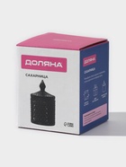 Сахарница Доляна «Малифисента», 280 мл, 8.5×14 см, стекло, чёрная - Фото 9