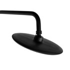 Душевая система ZEIN ZS-3F, смеситель, тропическая и ручная лейка 3 режима, латунь, черный - Фото 8