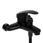 Душевая система ZEIN ZS-3F, смеситель, тропическая и ручная лейка 3 режима, латунь, черный - Фото 11