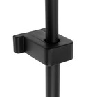 Душевая система ZEIN ZS-3F, смеситель, тропическая и ручная лейка 3 режима, латунь, черный - Фото 12