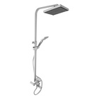 Душевая система ZEIN ZS-4, смеситель, тропическая и ручная лейка, латунь, хром - Фото 7