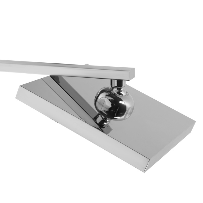 Душевая система ZEIN ZS-4, смеситель, тропическая и ручная лейка, латунь, хром - фото 18554233