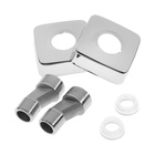 Душевая система ZEIN ZS-4, смеситель, тропическая и ручная лейка, латунь, хром - Фото 14