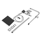 Душевая система ZEIN ZS-4, смеситель, тропическая и ручная лейка, латунь, хром - Фото 15