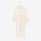 Комбинезон для девочки MINAKU: Casual collection KIDS, бежевый, рост 146 см - Фото 8