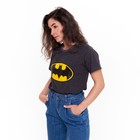 Футболка женская, цвет темно-серый меланж, летучая мышь, размер 50 - фото 21641080